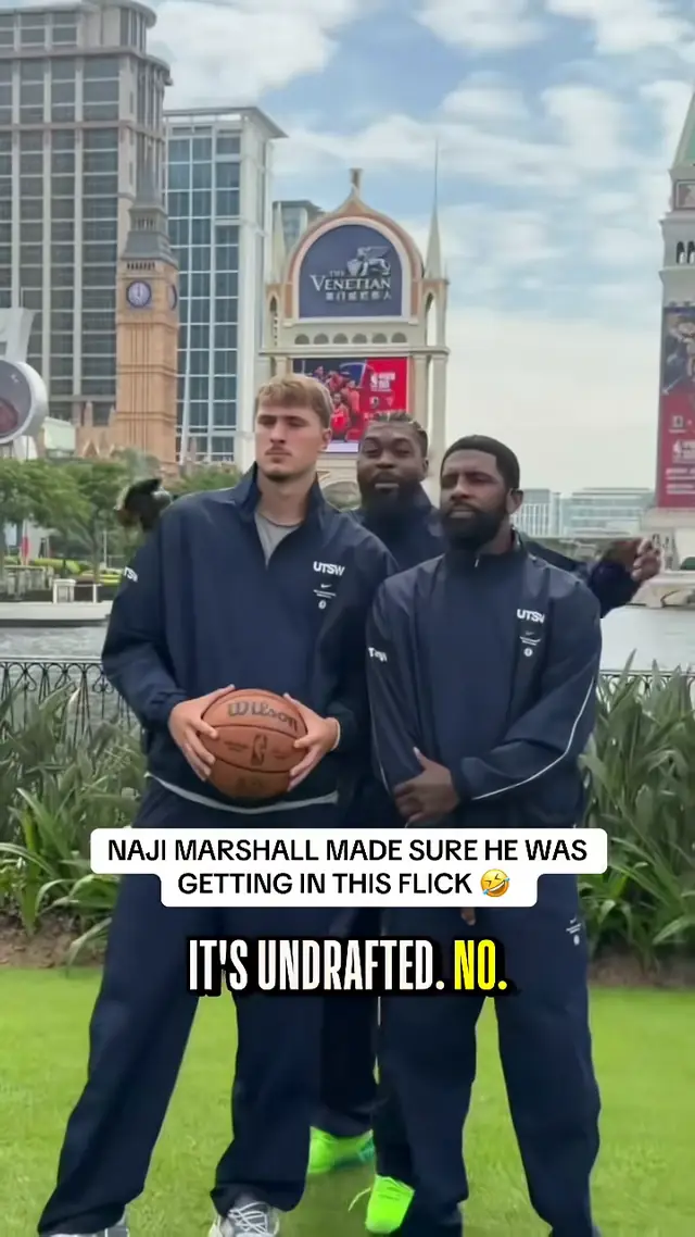 “No. 1 pick & undrafted!” 😂 Naji Marshall needed his flick with Coope...