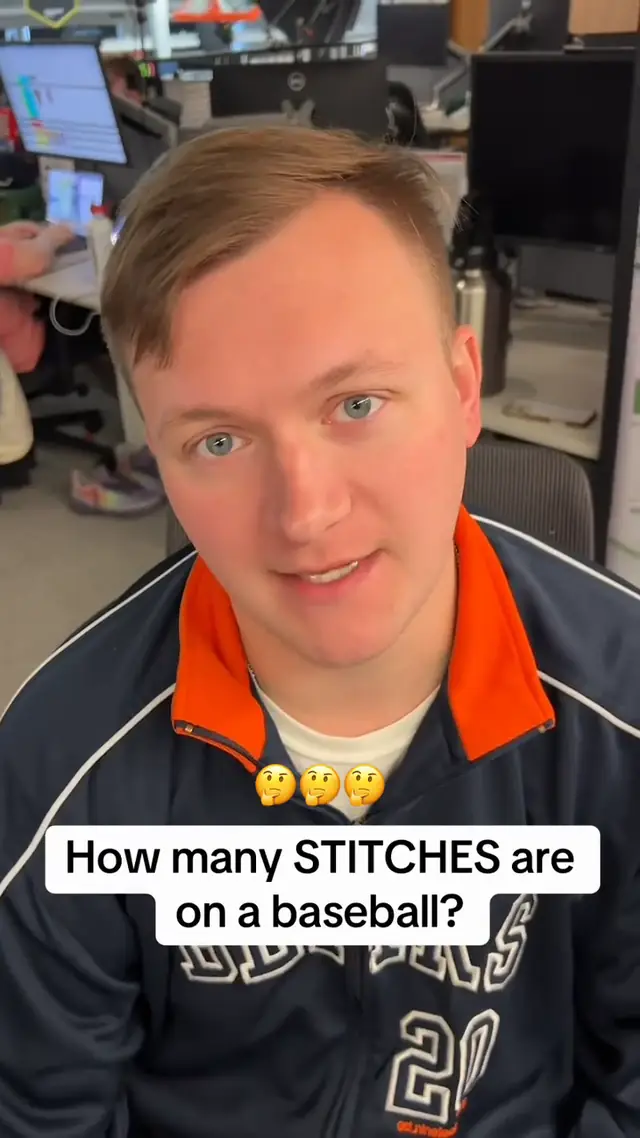 How many stitches are on a baseball? 🤔 #mlb #baseball 