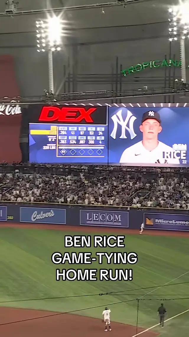 Ben Rice hits his 3rd homer of the #Postseason!  #mlb #yankees #baseb...