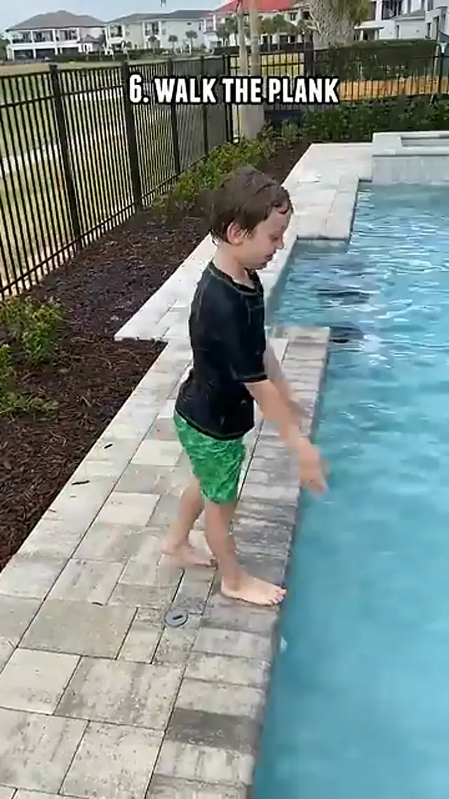 10 Ways to Jump Into a Pool!