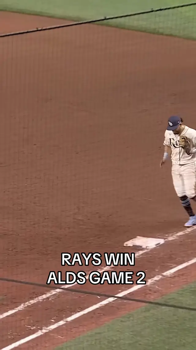 Tampa Bay takes a 2-0 lead! The Rays are one win away from the ALCS 💪...