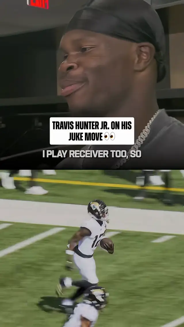 the look back after the juke was crazy 😮‍💨 #nfl #travishunterjr #jack...
