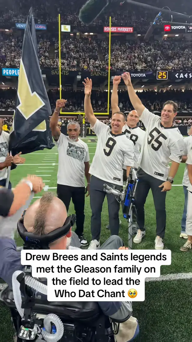 Special moment in NOLA ❤️👏 #nfl #saints #als #espnsocial