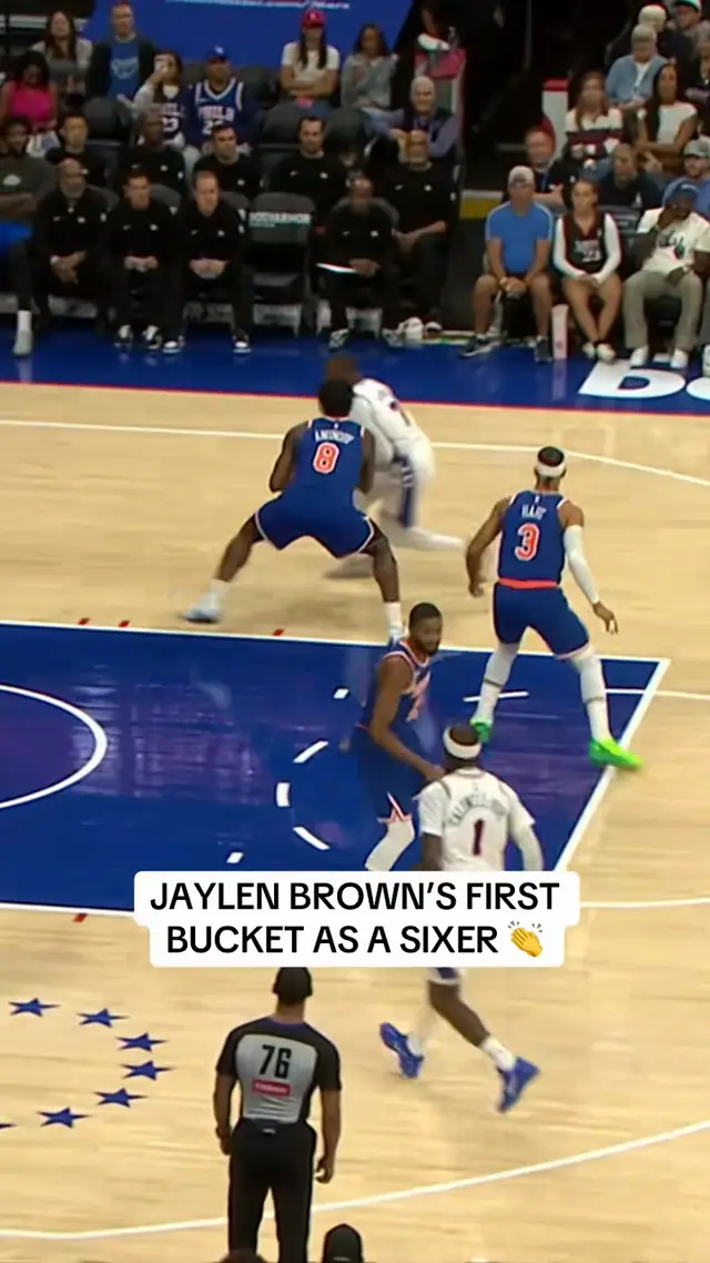 Jaylen Brown knocks down the smooth fadeaway for his first preseason ...