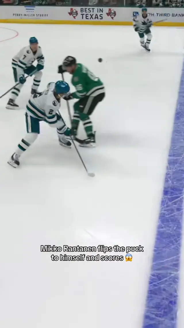 WHAT 🤯 #NHL #hockey #MikkoRantanen #DallasStars #sports 