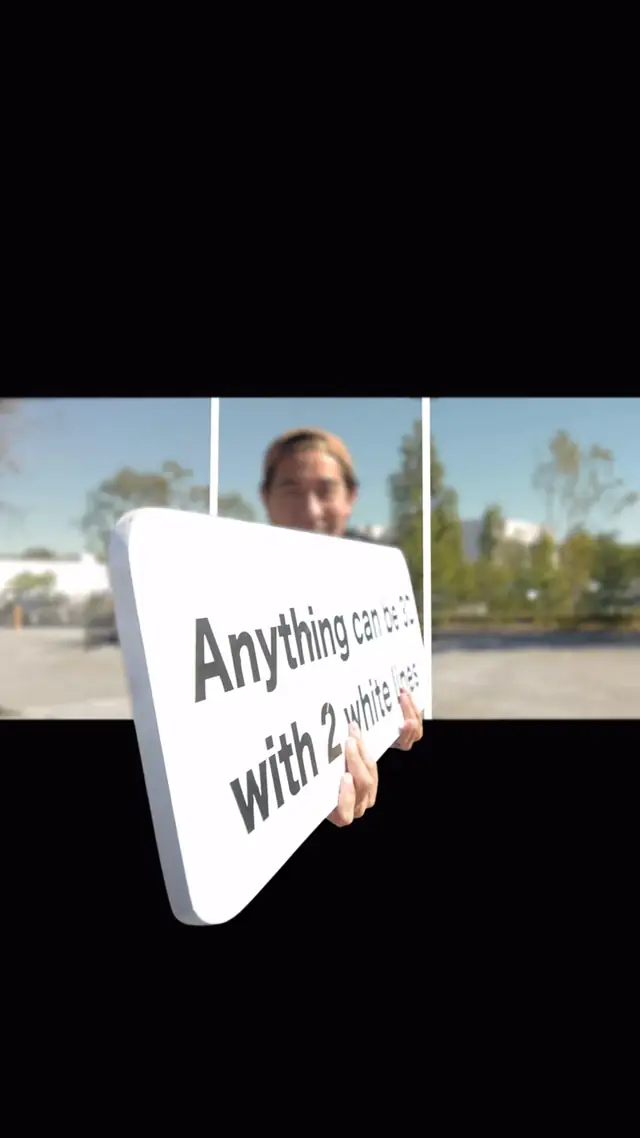 Adding two white lines can turn anything into 3D. #trippy #cool #3d #...