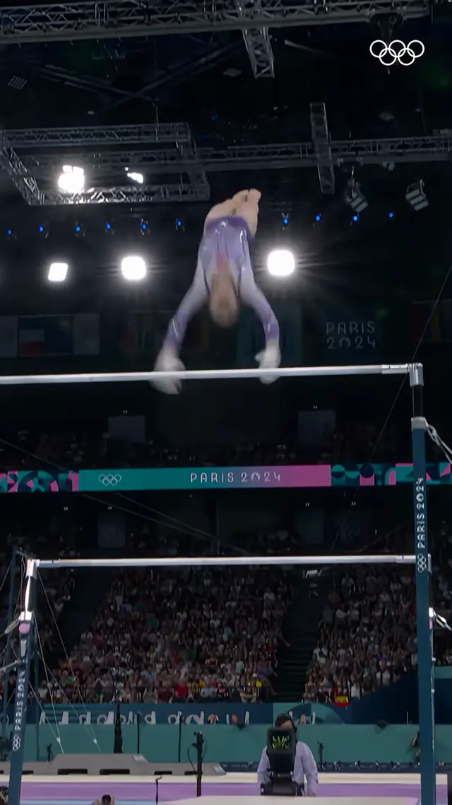 When the routine feels as good as it looks. Olympic silver for Qiu Qi...