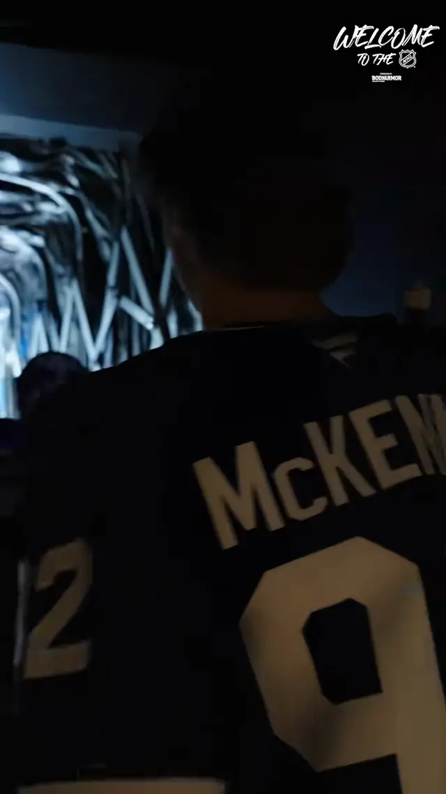 a sweet moment for the McKenna fam😊 Welcome to the NHL presented by @...