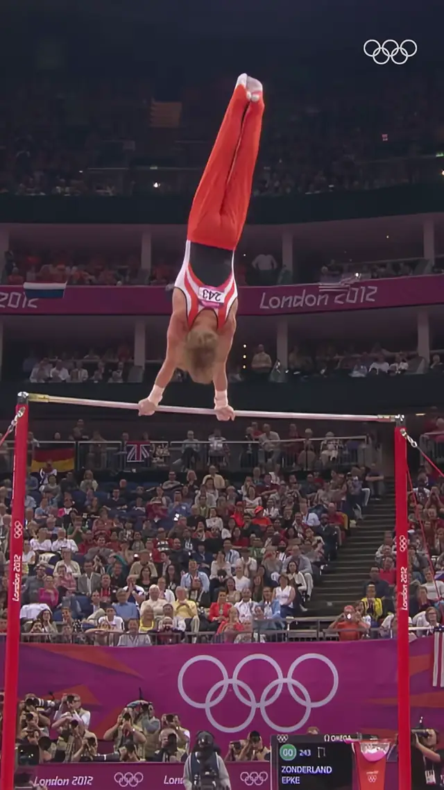 Flying Dutchman, indeed 🇳🇱 Epke Zonderland’s legendary high bar routi...