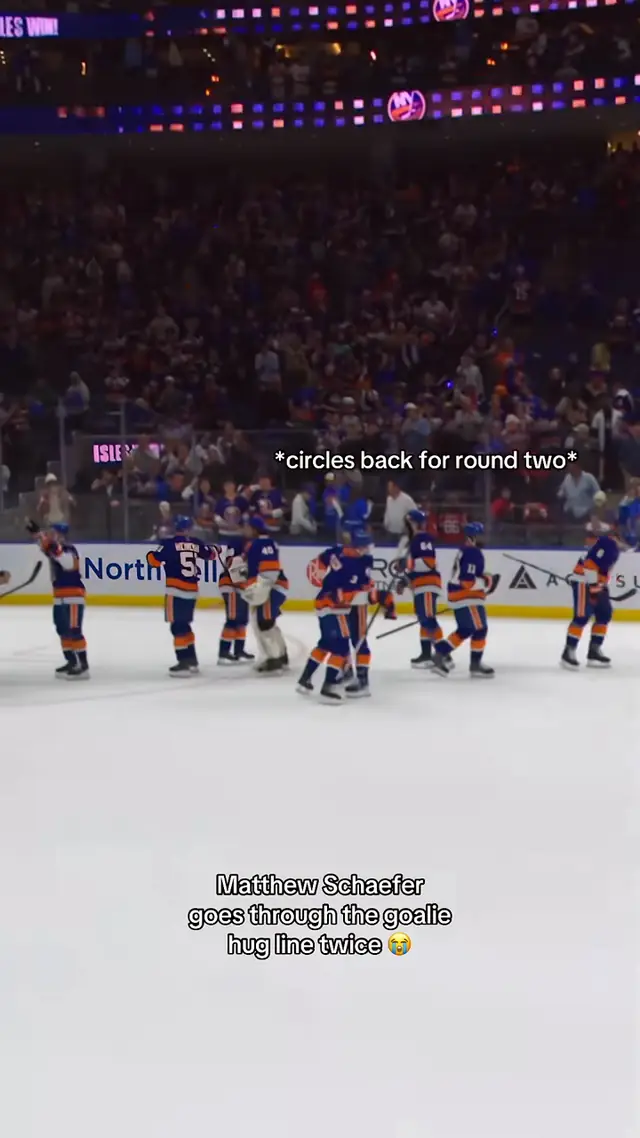 Ilya deserved all the hugs 🥹 #NHL #hockey #sports #NewYorkIslanders #...