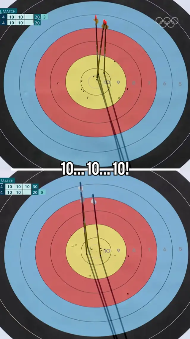 What a match that was! 🏹  When Kim Woojin and Brady Ellison traded 10...
