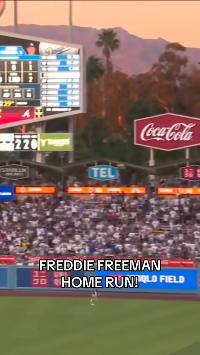 TIE GAME! #mlb #baseball #dodgers #homerun @Los Angeles Dodgers 