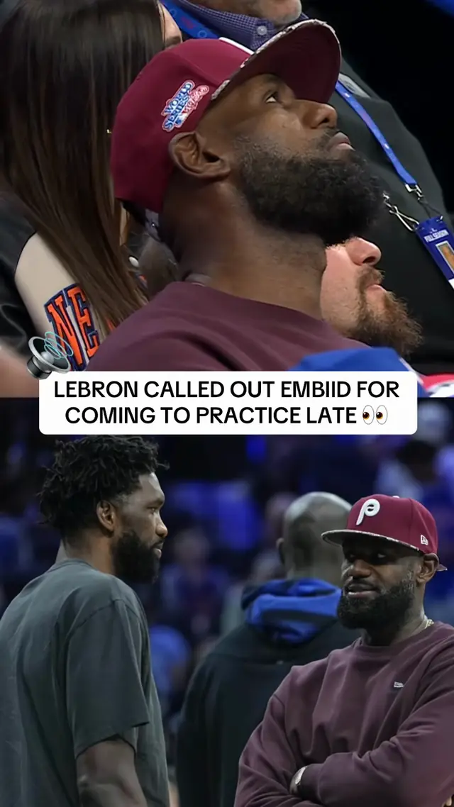 Bron holding everybody accountable 😤 #nba #basketball #sixers #lebron...