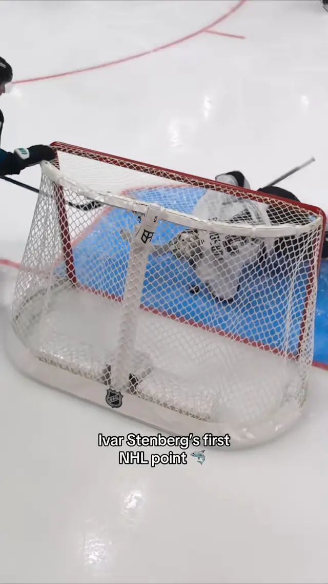 head taps for Ivar 😊 #NHL #IvarStenberg #hockey #SanJoseSharks #Mackl...