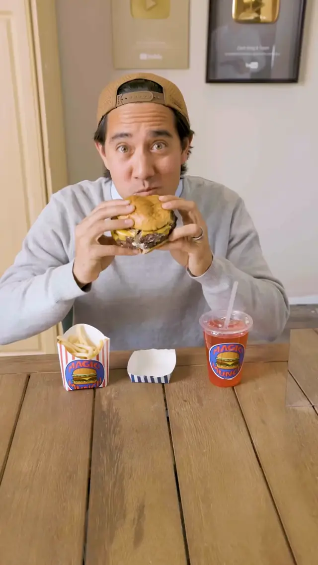 CEO of Magic Munch Burgers here to eat lunch with you and try my new ...