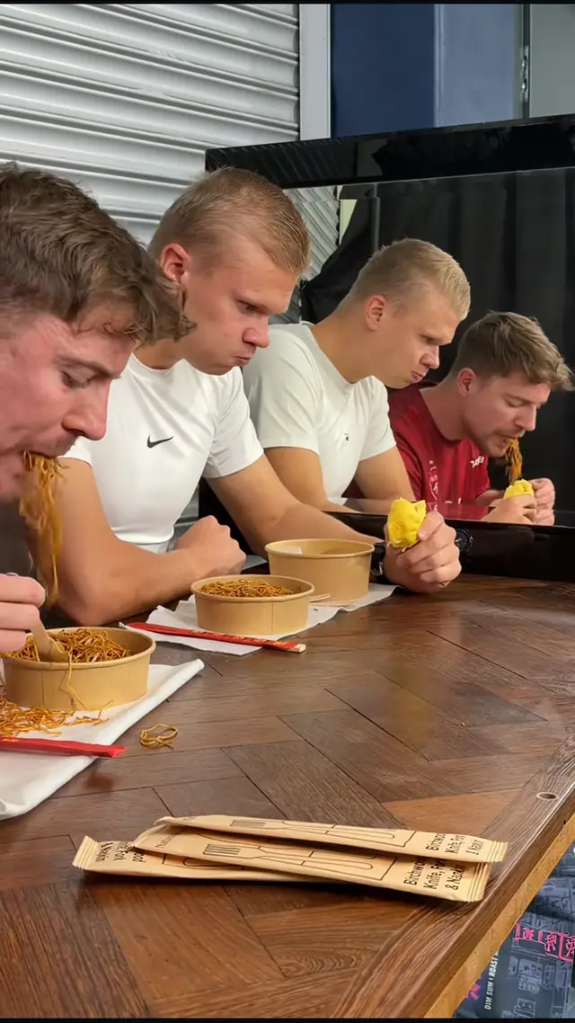 scariest meal of my life @Erling Haaland 