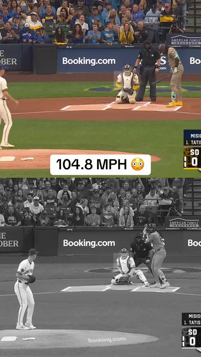 Jacob Misiorowski’s first two pitches of the #Postseason were fastest...