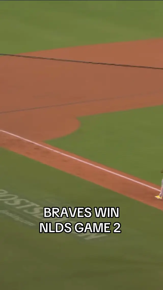 The Braves will head back to Atlanta tied 1-1 in the NLDS! #mlb #base...