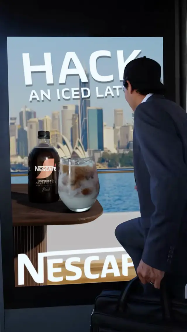 Late again ... at least I have an iced coffee for the wait! @NESCAFÉ ...