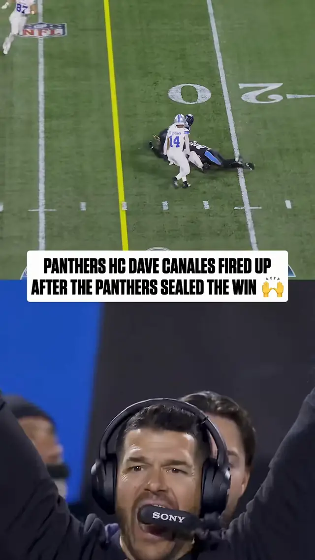 mood for #carolinapanthers fans after that win 🗣️ #davecanales #nfl 