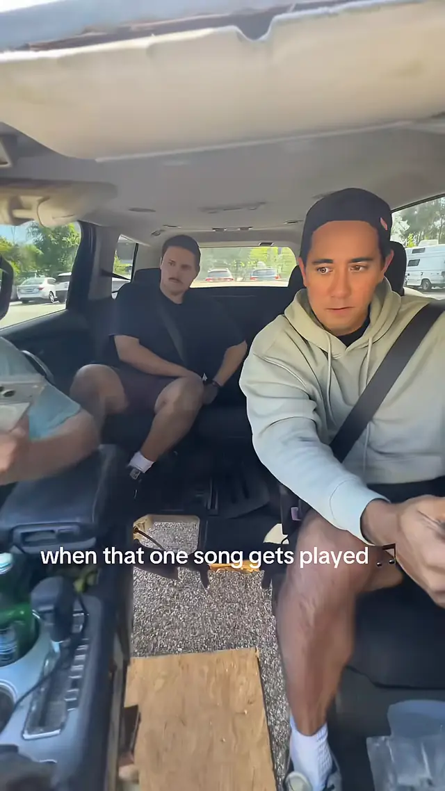 when you give your friend the aux cord… 