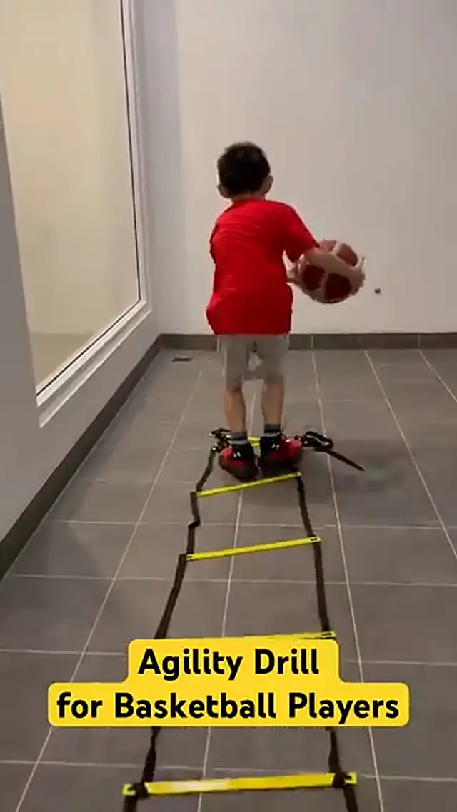 Agility Drill using Cones and Ladder to Improve Speed and Explosive Power for 8 years old Kids
