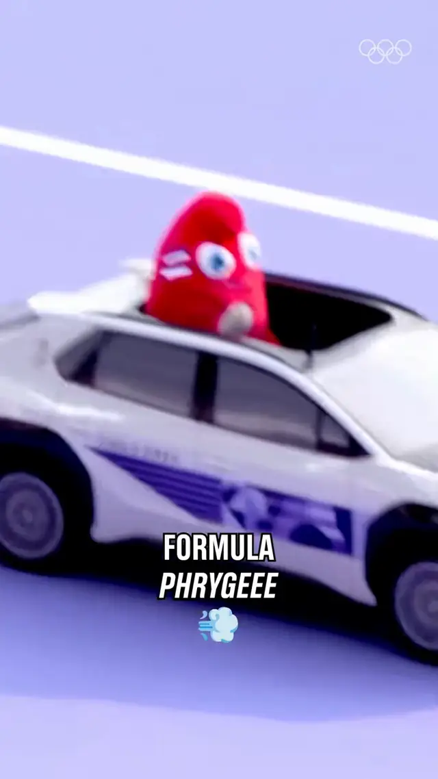 Just a Phryge-mobile stealing the show at Paris 2024. 🏎️ #Olympics #P...