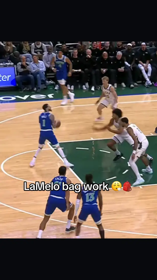 LaMelo is COOKING on TWolves. 👀🔥 #nba #basketball #bball #lameloball ...
