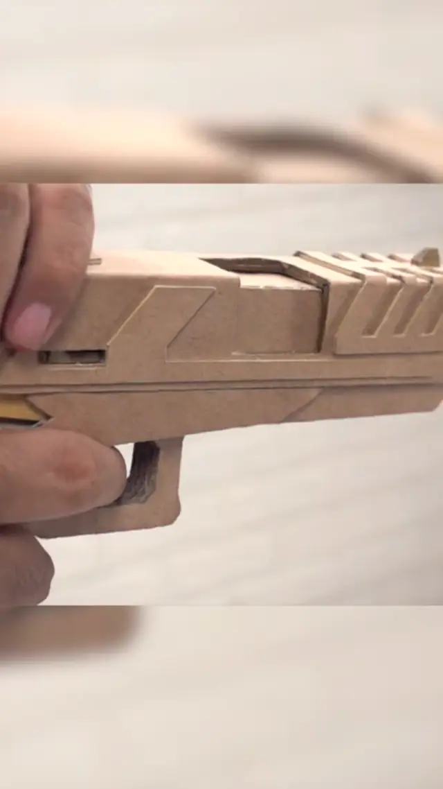 Amazing Shell Ejecting Cardboard Craft😱😱 #Shorts