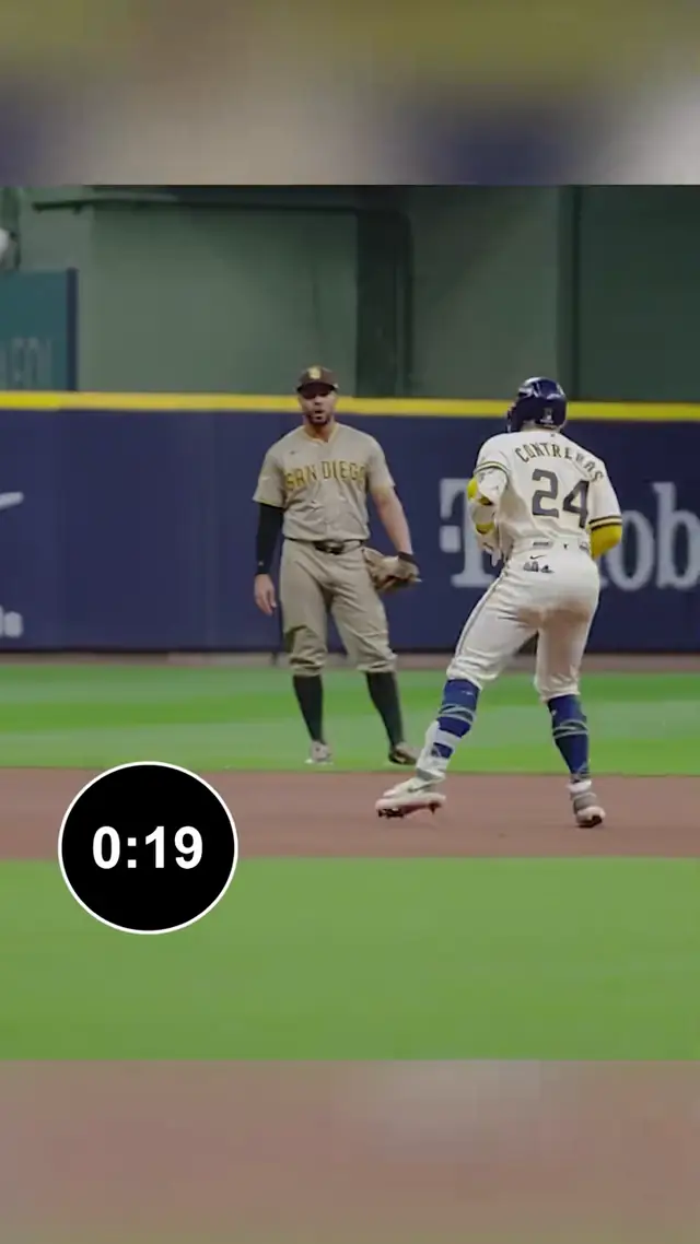 Take a trip around the bases with William Contreras ⏱️ #mlb #baseball...